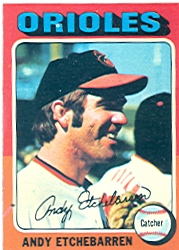 1975 Topps Baseball Cards      583     Andy Etchebarren